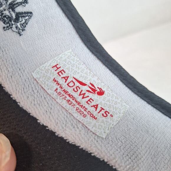 Angola Rugby Visor Hat Cap White One Size Coolmax Headsweats Elastic Band - Picture 9 of 9